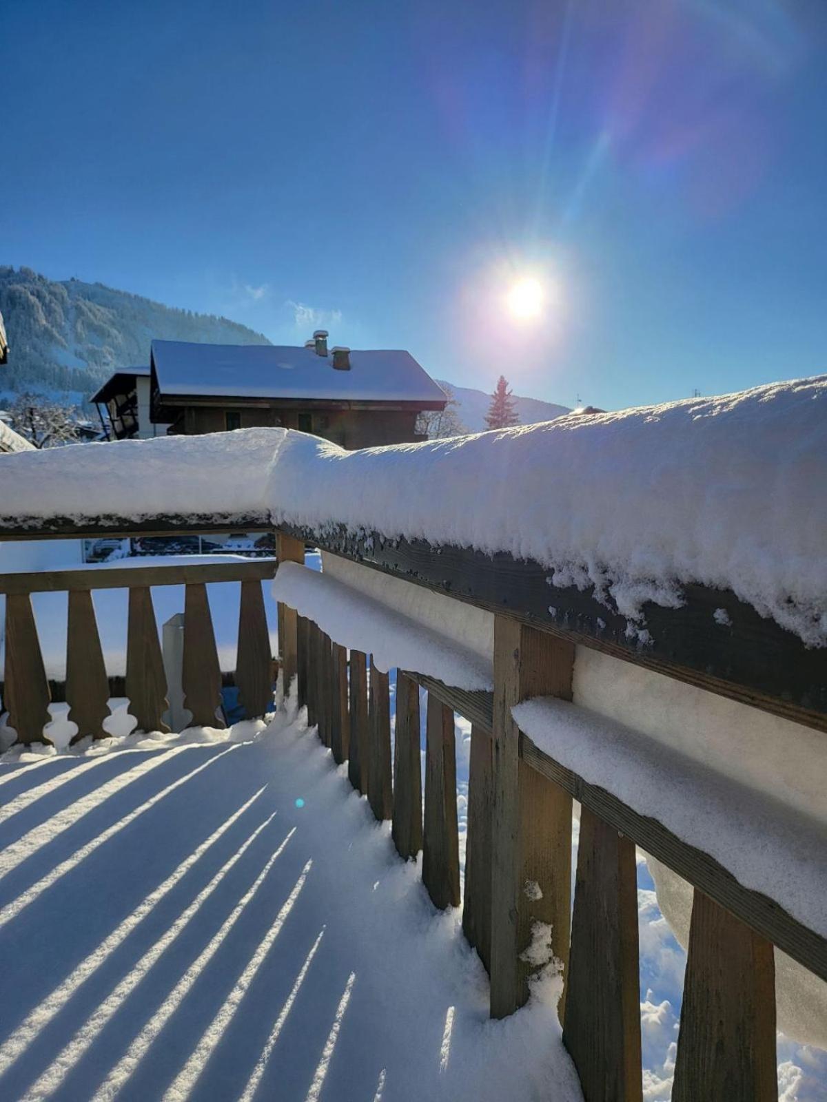 Hotel Au Vieux Moulin Megève Exterior foto