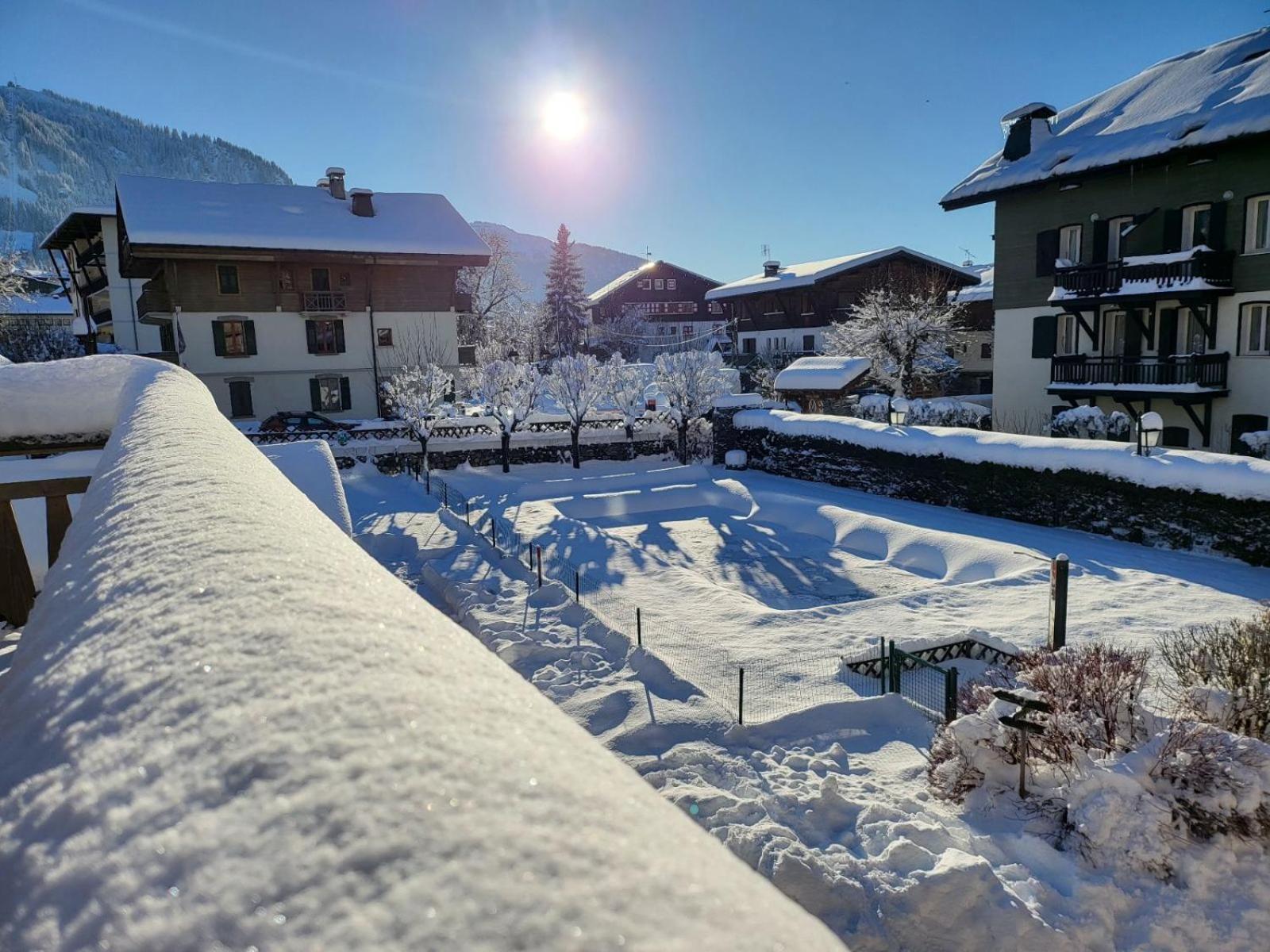 Hotel Au Vieux Moulin Megève Exterior foto